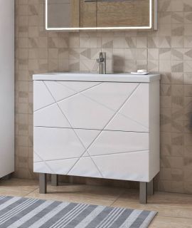 Тумба под раковину напольная Vigo Geometry tn.bsf.GEO.9696.80.2Y 80 см белый